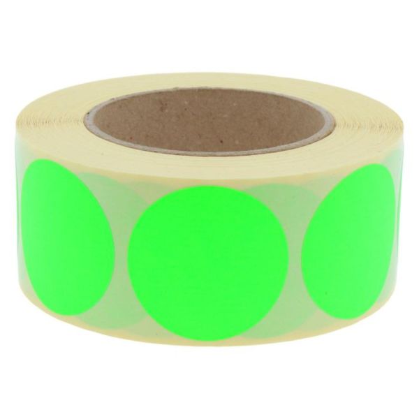Picture of Marking Label 50mm Bright Green 1 inch Core
